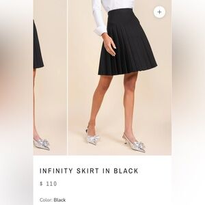 Apparalel Infinity Skirt Black Knit Maxi Flare Skirt Size M